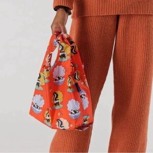 BAGGU Baby Reusable Bag - Half Shell Skunk NWT